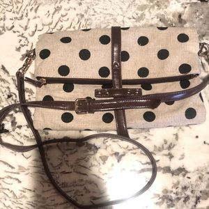 Polk a dot crossbody bag